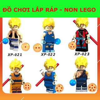Đồ Chơi Minifigures Các Nhân Vật Trong Phim 7 Viên Ngọc Rồng Son Goku - Dragon Ball Goku Koruit XP021 XP022 XP023 XP025