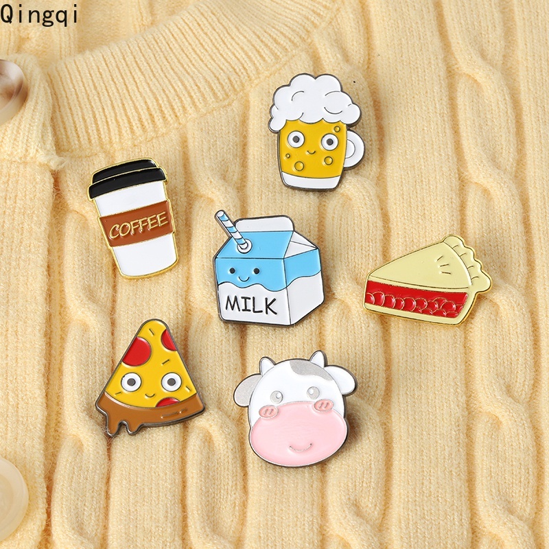 Ghim cài áo Miss Zoe hình đồ ăn hoạt hình đáng yêu
