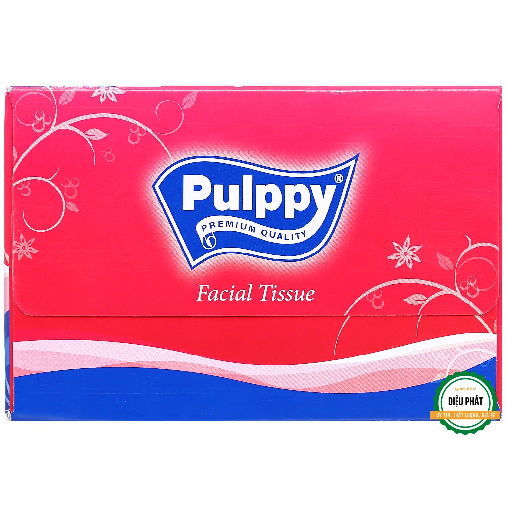 ⚡️ Giấy Hộp, Khăn Giấy Lụa Pulppy 2 Lớp Hộp 180 tờ