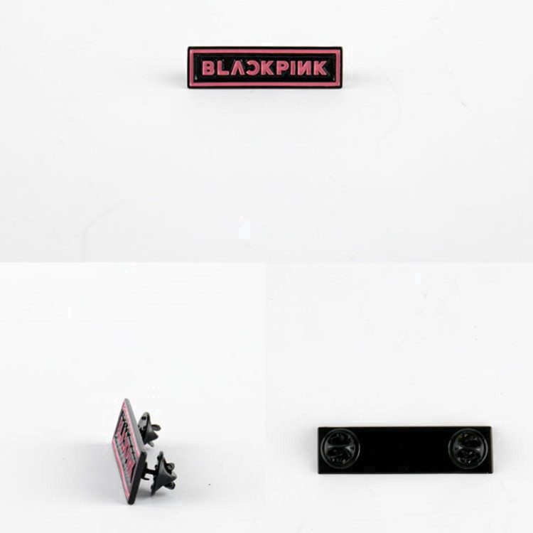Huy hiệu cài áo kim loại dễ thương cho Fan blackpink