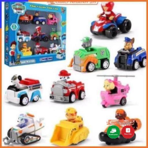 Chó cứu hộ Paw Patrol A8, A9, A11, mô hình 6 con, 7 con, 8 con, 9 con đồ chơi cho các bé