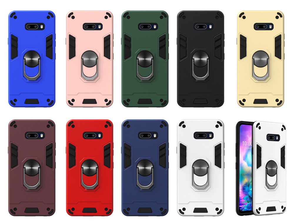 Ốp Điện Thoại Chống Sốc Có Giá Đỡ Nhẫn Cao Cấp Cho LG V50S Thinq Lg G8X Thinq