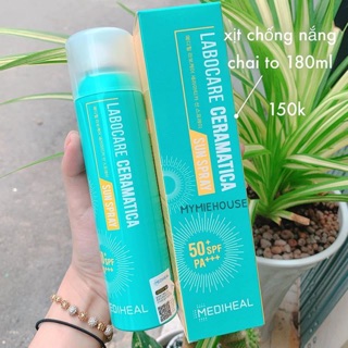 Xịt chống nắng Mediheal Labocare Ceramatica Sun Spray 50+SPF PA+++ sale 93%
