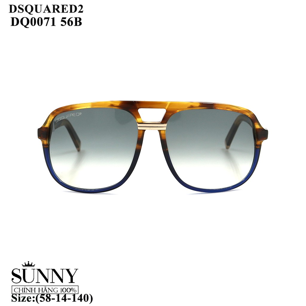 (Hàng chính hãng) Kính mát nam nữ Dsquared2 DQ0071 màu sắc thời trang
