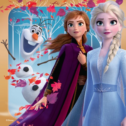Xếp hình puzzle Frozen 2 3 bộ 25/36/49 mảnh RAVENSBURGER -Disney license RV030330