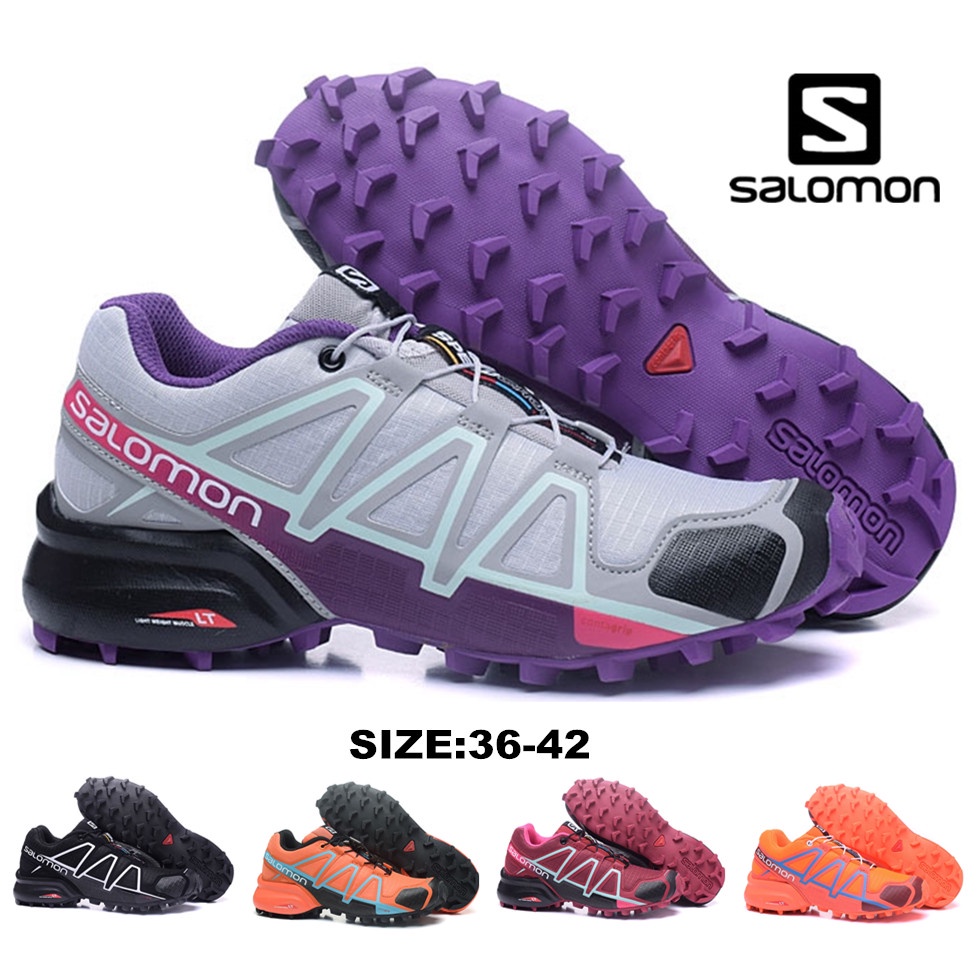 Salomon Speed Cross 4 Outdoor Women'S Hiking Shoes Strong Grip Professional Cushioning Cross-Country Mountaineering Shoes