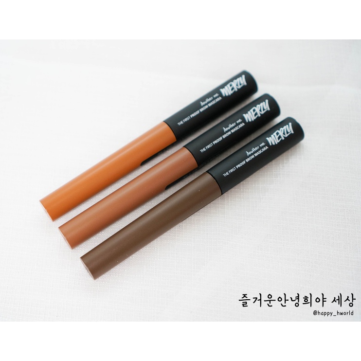 Mascara Chân Mày Bền Màu, Lâu Trôi Merzy The First Proof Brow Mascara 3.5g