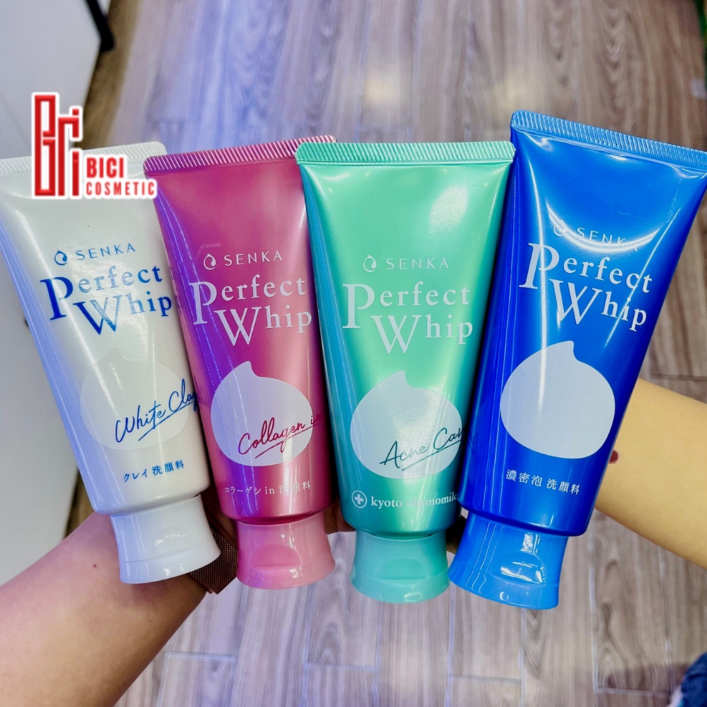 Sữa Rửa Mặt SENKA Shiseido Các Loại (Perfect Whip, Perfect, All Clear ...) - 120g