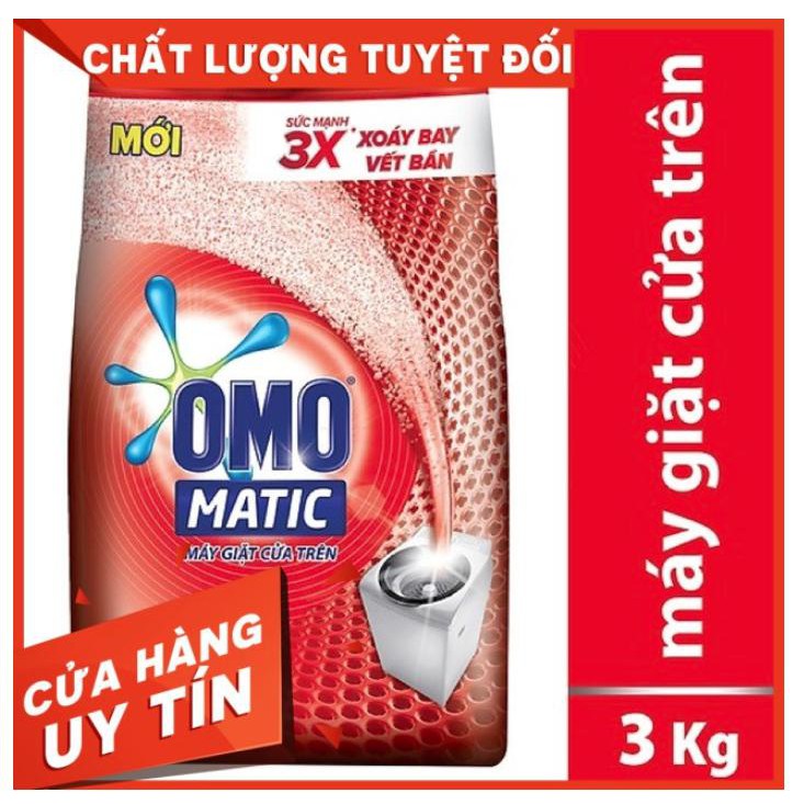 OMO Matic Xanh -Cửa trước 3kg Tặng túi comfort Thái 580ml