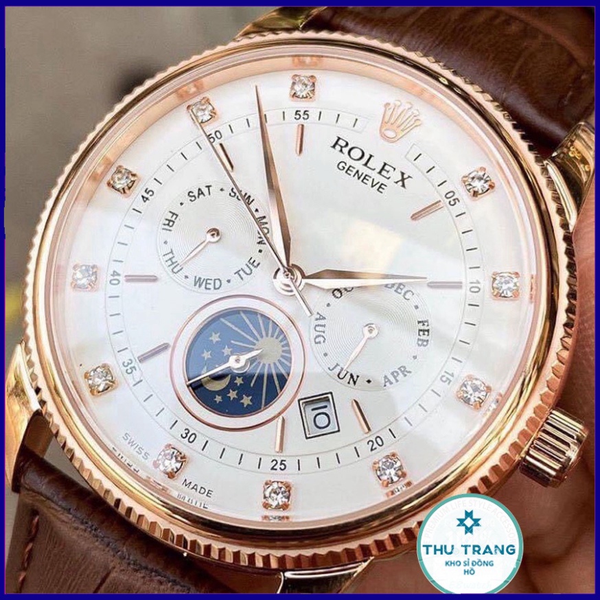Đồng hồ Nam Rolex máy nhật mặt kính sapphire free ship toàn quốc