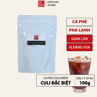 Cà phê cold brew culi đặc biệt túi lọc pha lạnh 100g