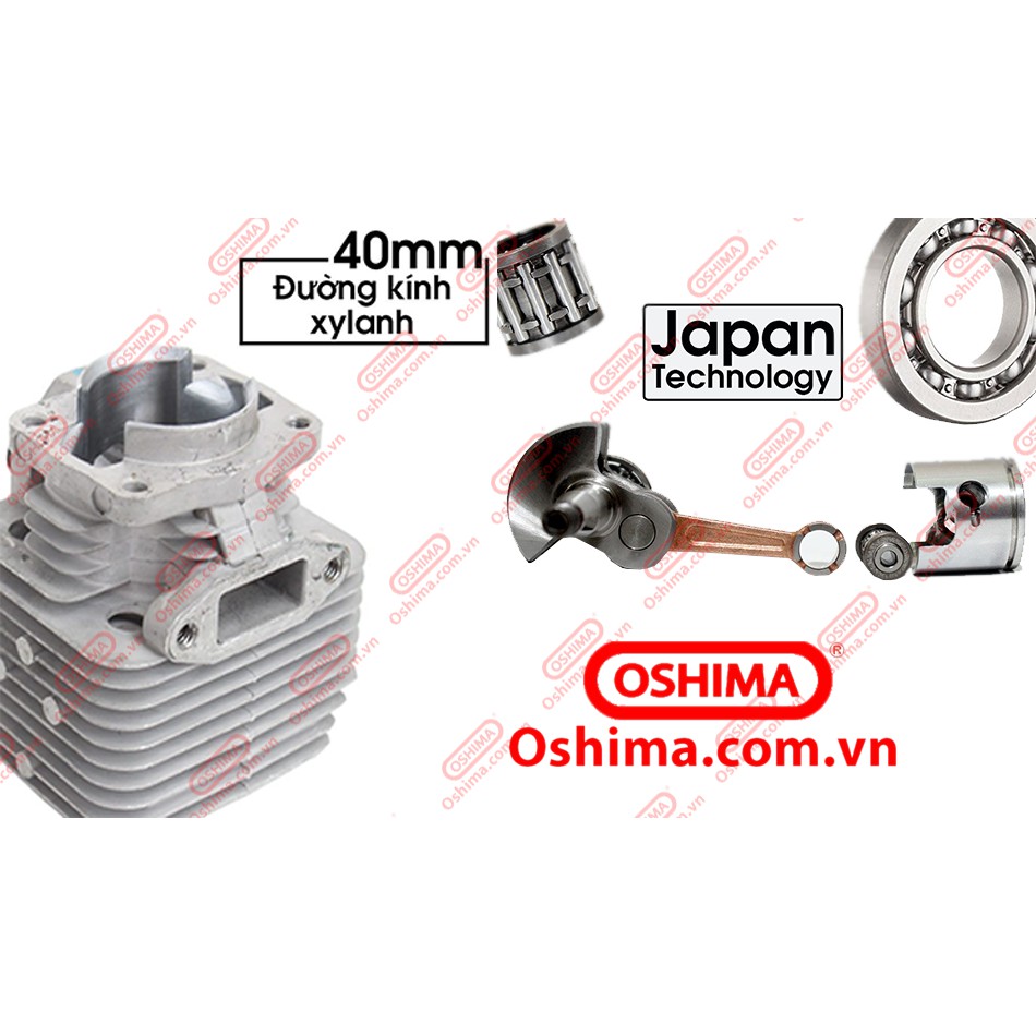 MÁY CẮT CỎ OSHIMA VX 411