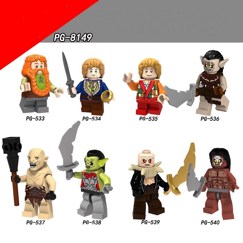 Minifigures Các Mẫu Nhân Vật Trong Seri Phim Chúa Tể Những Chiếc Nhẫn ord Of The Ring PG8149