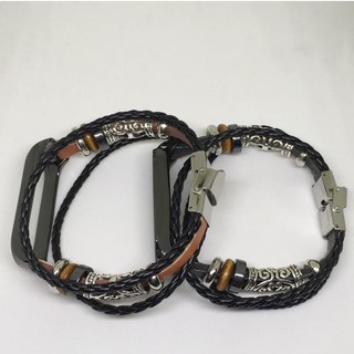 Dây thay thế da bện cá tính cho Miband 3 / 4