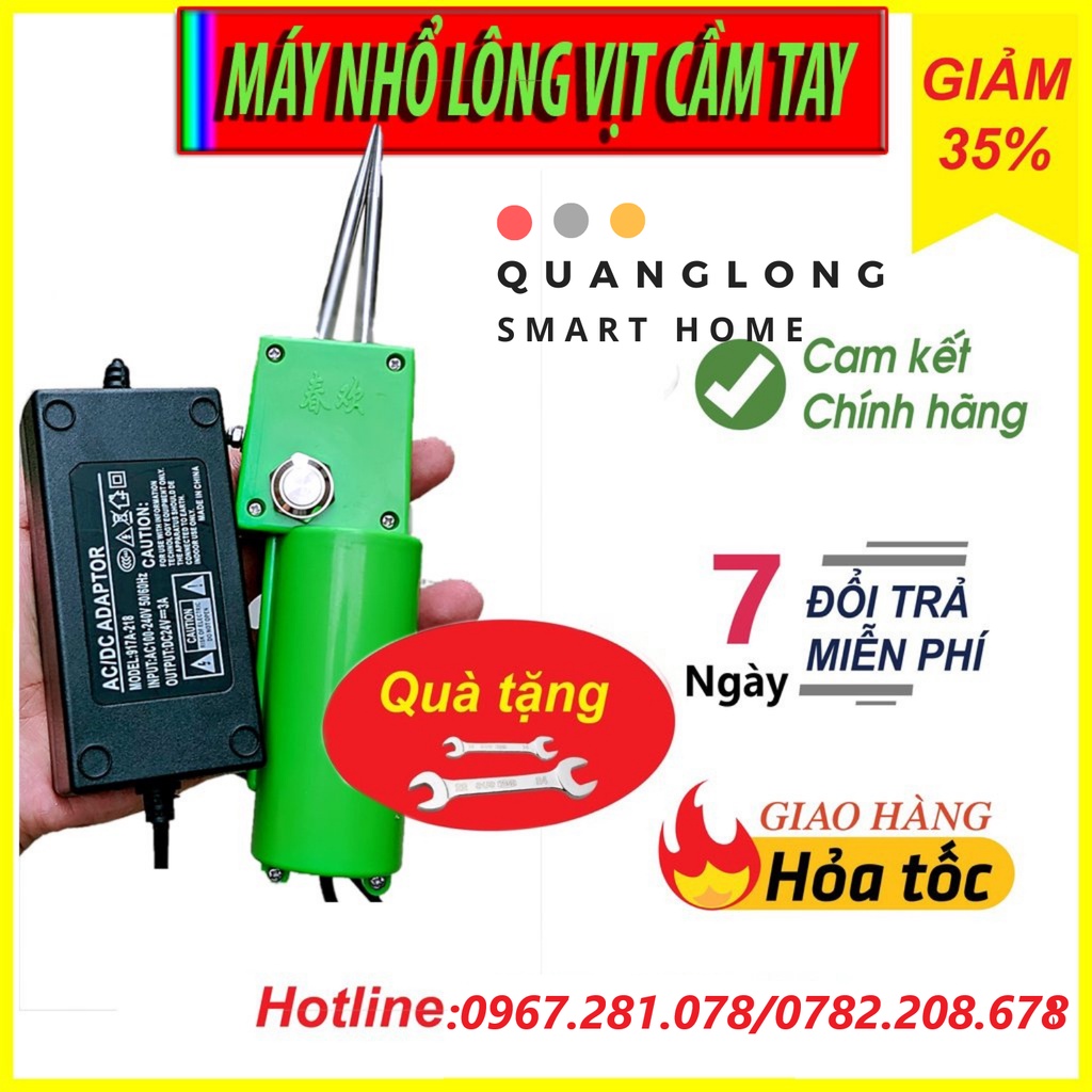 Máy nhổ lông vịt cầm tay, máy vặt lông vịt cầm tay nhổ tất cả mọi loại lông rất sạch và tiện lợi