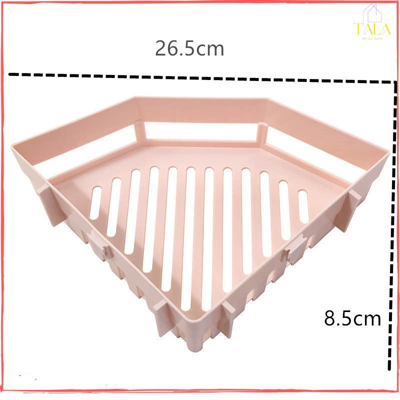Kệ Góc Nhựa Đựng Đồ Nhà Tắm - Kệ Dán Góc Tường Đựng Đồ Tiện Dụng