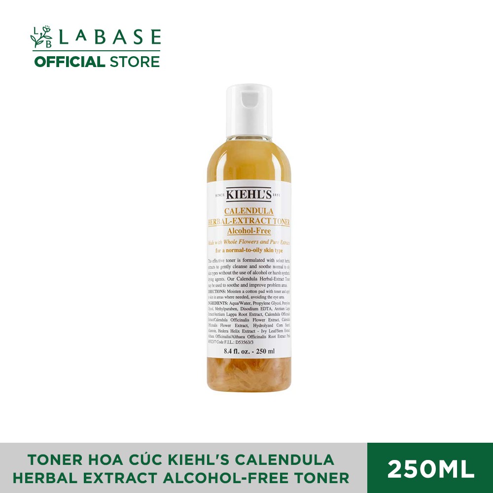 Toner hoa cúc Kiehl's Calendula Herbal Extract Alcohol-Free Toner 250ml