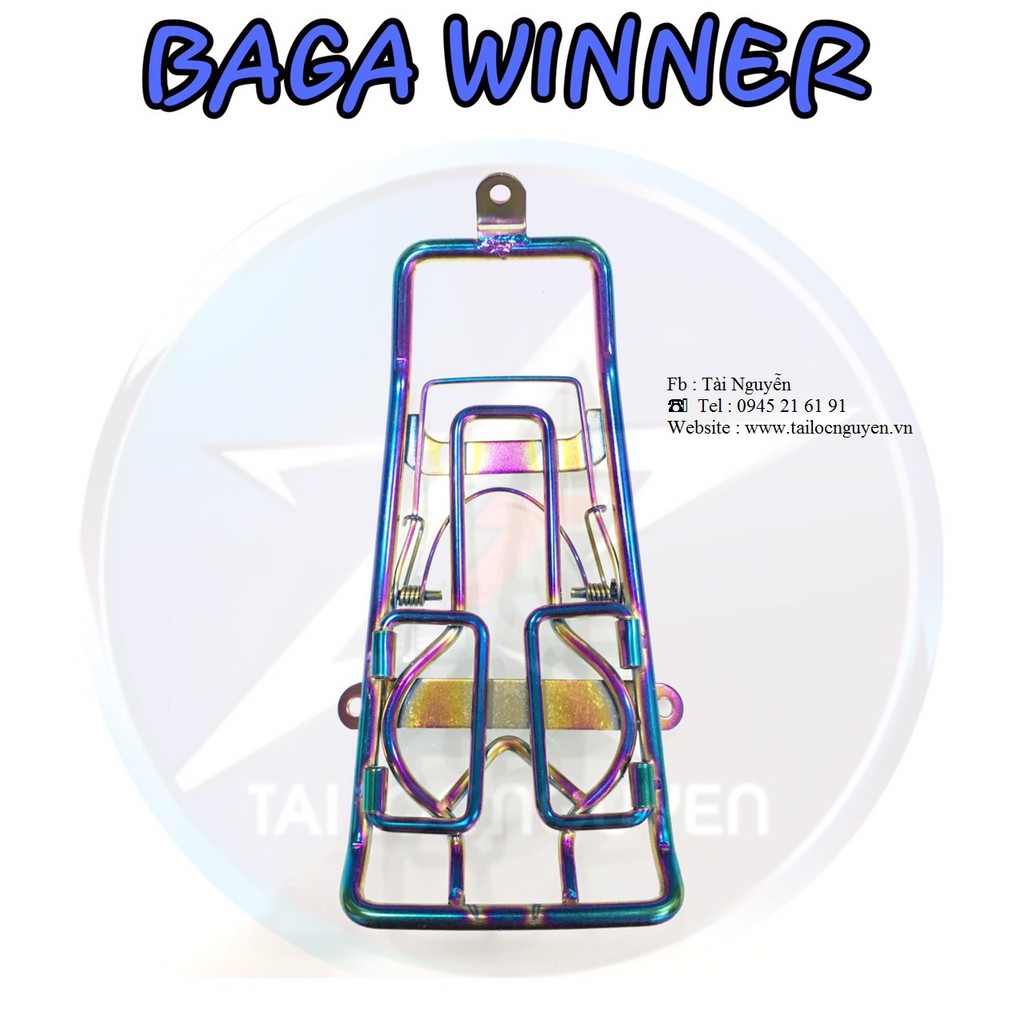 Baga 10ly Winner Inox sơn tĩnh điện - Titan 7 màu