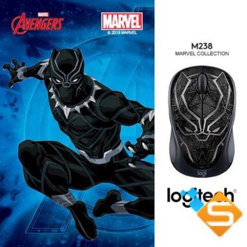 Chuột không dây Logitech M238 Marvel Collection - Hàng Chính Hãng - Bảo Hành 1 Năm