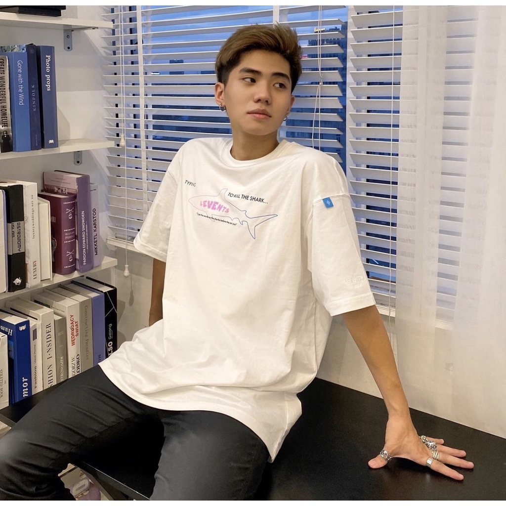 Áo thun Tee Levents Shark Cá mập Nam nữ Full tag hãng | BigBuy360 - bigbuy360.vn