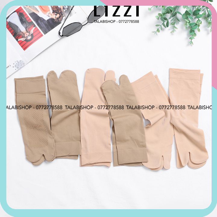 Tất Nữ Xỏ Ngón Chống Nắng, Có Gai Chống Trượt, Vải Cotton Dày Dặn, Mềm Mịn Cực Êm Chân