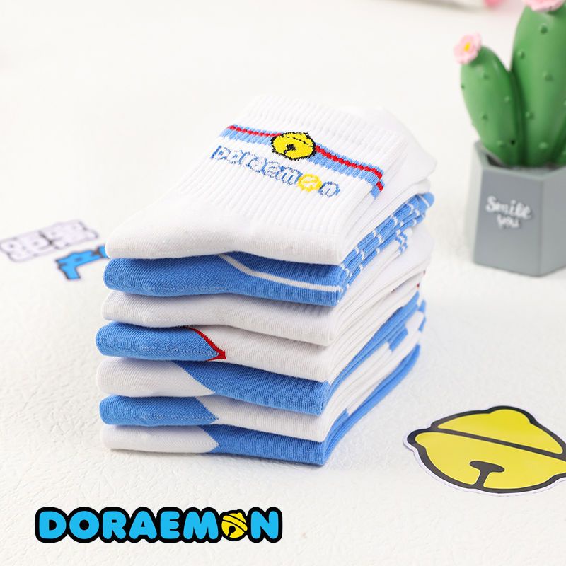 Outfly Thể Thao Dài Trung Bình In Hình Mèo Doraemon Dễ Thương Thời Trang Thu Đông Cho Nam Và Nữ