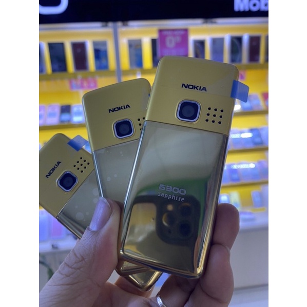 Điện thoại 6300 good ( mạ v.àn.g - sang trọng ) zin hã..ng new