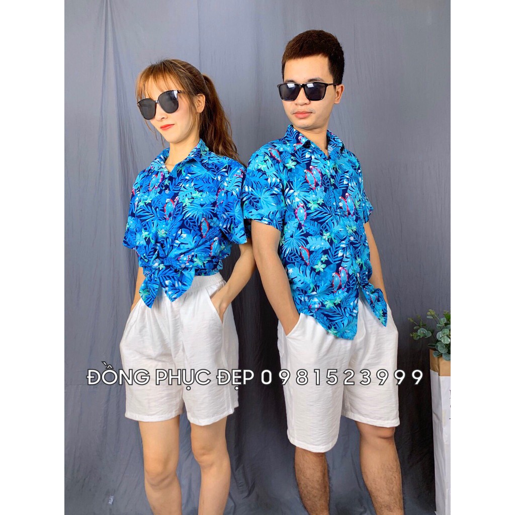 [ẢNH THẬT] Áo sơ mi hawaii đi biển mùa hè, hoạ tiết hoa lá hoa quả trái cây cho nhóm, gia đình, team, công ty đi du lịch | BigBuy360 - bigbuy360.vn