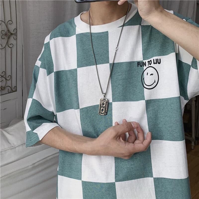 Áo thun nam nữ kẻ sọc caro đủ màu chất cực đẹp