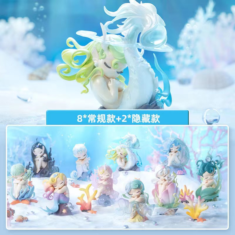 Đồ trang trí Búp Bê 52TOYS Sleep Sea Elves series Dùng Làm Quà Tặng