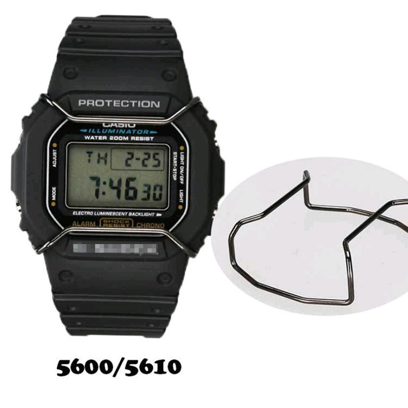 Khung Bảo Vệ Dạng Dây Thép Không Gỉ Dành Cho Đồng Hồ G-Shock DW-5600 5610 G-Shock GA110 GA100 GA120