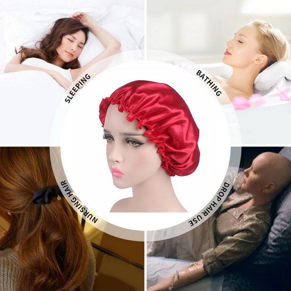 Mũ Trùm Đầu Khi Tắm Rộng Vành Thời Trang Cho Nữ