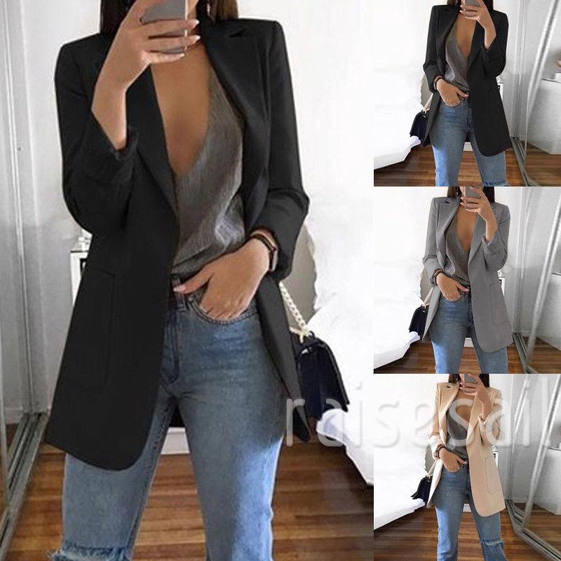 Áo Khoác Blazer Dáng Ôm Đơn Giản Thời Trang 2019 Cho Nữ | BigBuy360 - bigbuy360.vn