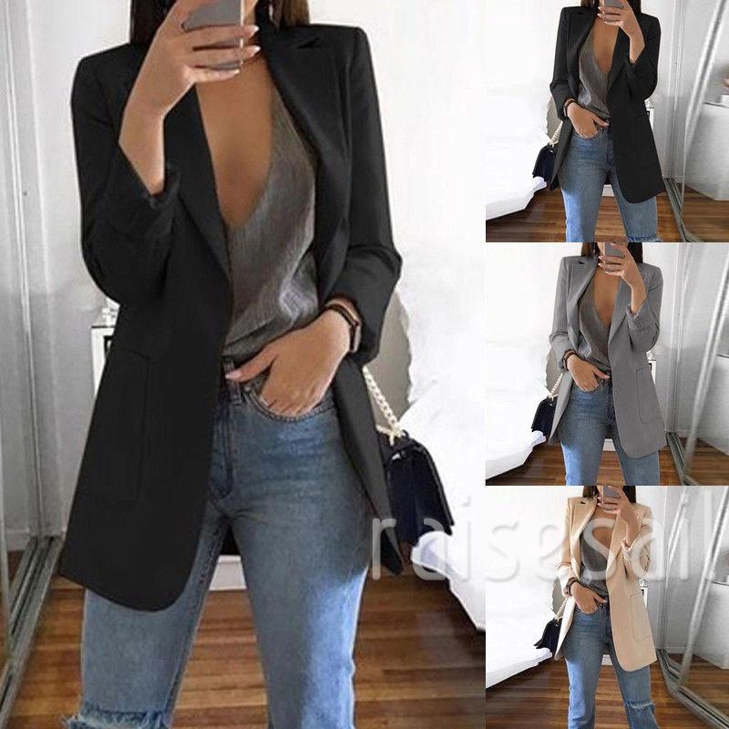 Áo Khoác Blazer Dáng Ôm Đơn Giản Thời Trang 2019 Cho Nữ | WebRaoVat - webraovat.net.vn