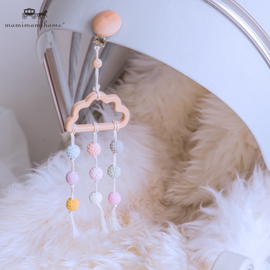 Đồ chơi treo cũi em bé Mamimamihome bằng gỗ