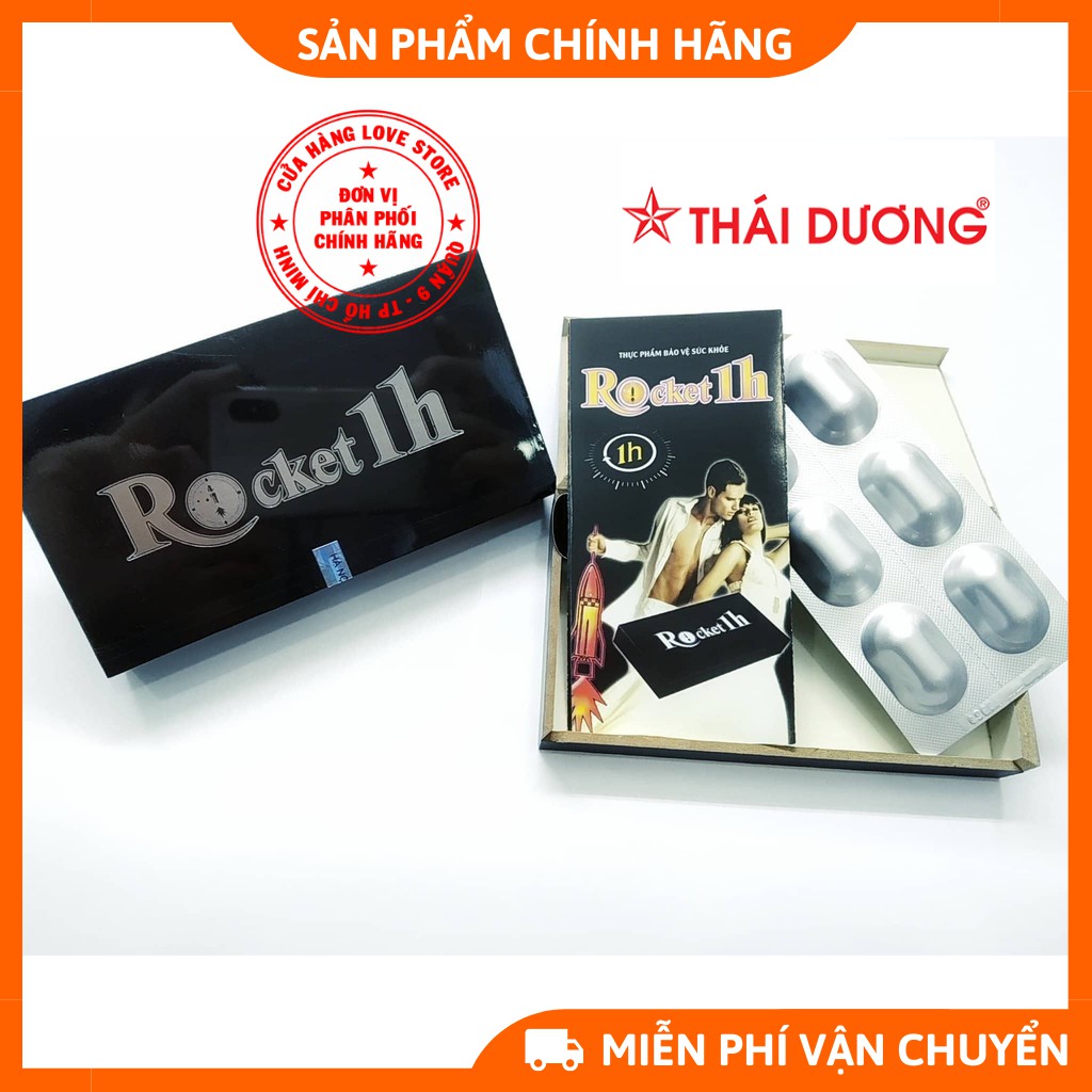 [Chính hãng] Rocket 1h - Tăng cường sinh lý nam giới - giá 1 viên