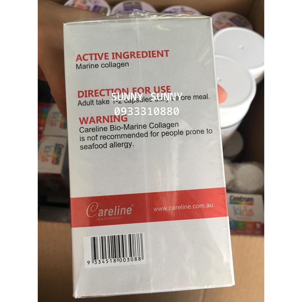 Viên uống Bio marine collagen Careline 100 viên. | BigBuy360 - bigbuy360.vn
