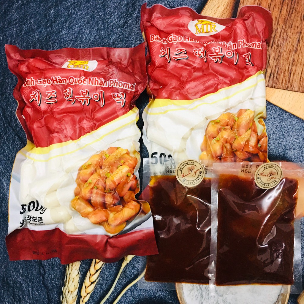 Bánh Gạo Nhân Phô Mai 1KG Kèm 200G Sốt Nấu