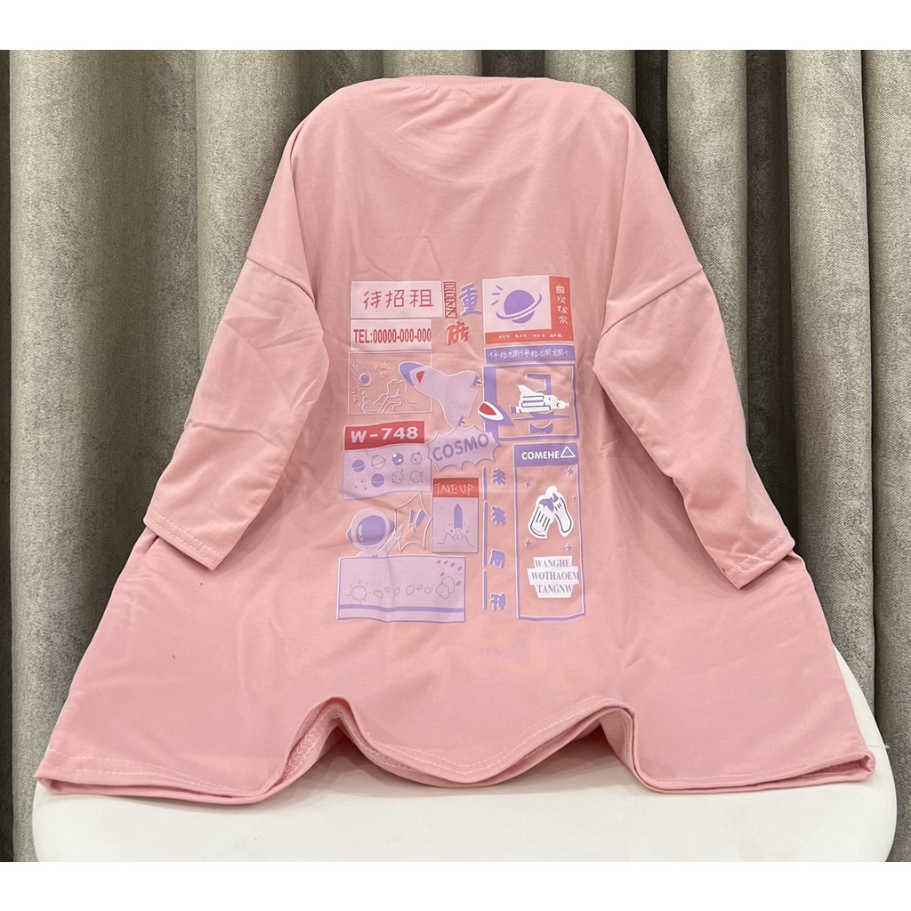 Áo Thun Nam Nữ  Form Rộng Hàn Quốc Họa Tiết Vải Dày Mịn Thoáng Mát Thiết Kế Thời Trang Kiểu Dáng Năng Động Trẻ Trung