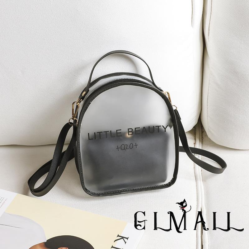 Ba Lô Trong Suốt In Chữ Thời Trang Dành Cho Nữ