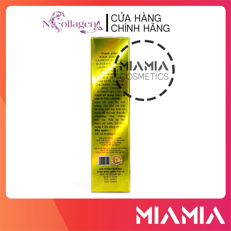 Sữa Rửa Mặt Tinh Thể Bạch Ngọc N Collagen chính hãng - 8938518571120