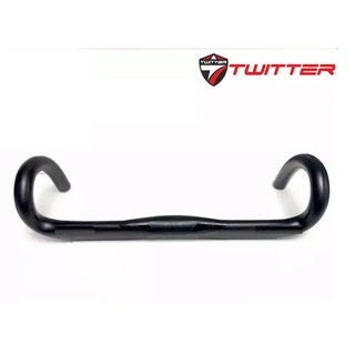 Ghi đông xe đạp đua twitter ống dẹp 420mm