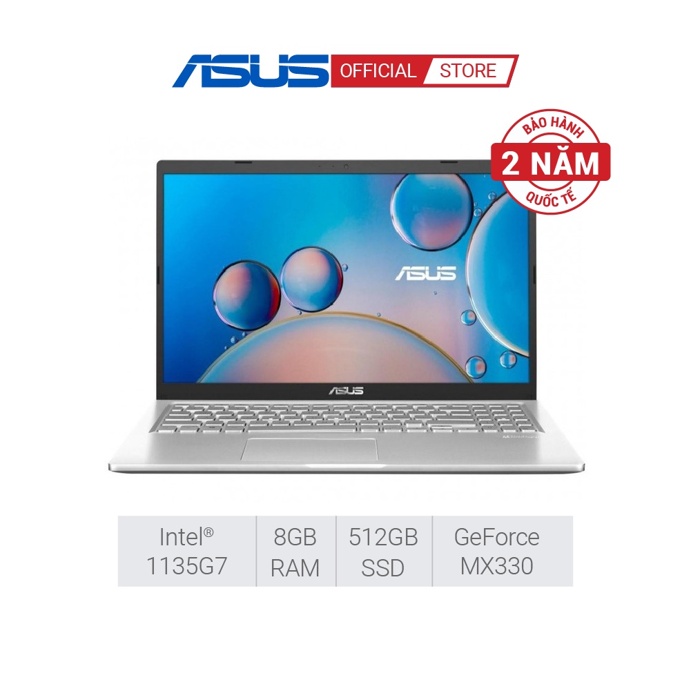 [ELGAME20 giảm 10% tối đa 2TR3] Laptop Vivobook ASUS X515EP-EJ268T (Core i5-1135G7/8GB RAM/512GB SSD/MX330 2G/15.6&quot;