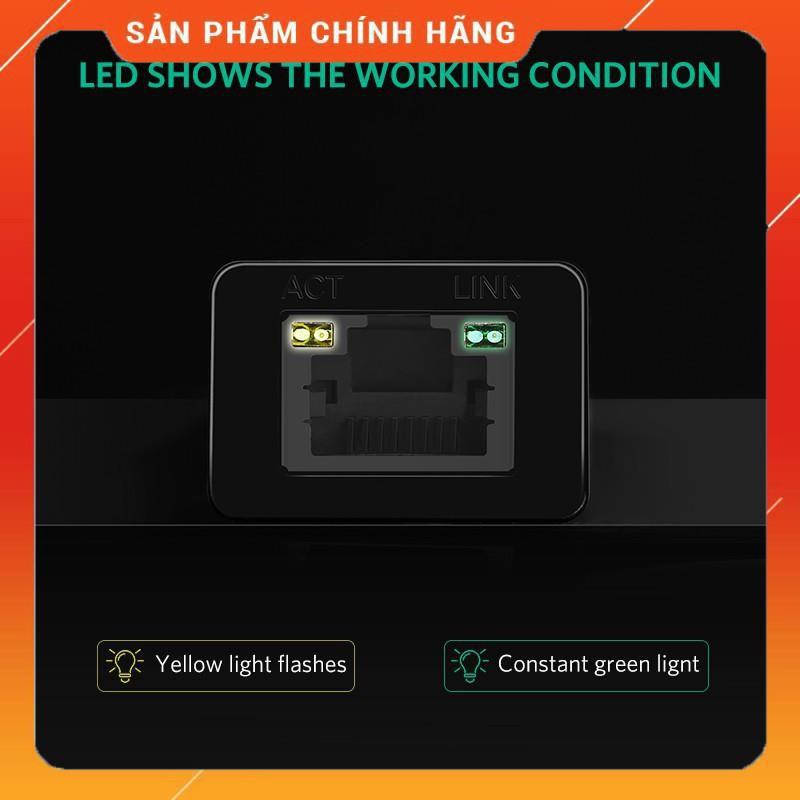 Cáp chuyển đổi USB type C sang đầu mạng Ethernet RJ45 Gigabit UGREEN 50307 dailyphukien Hàng có sẵn giá rẻ nhất