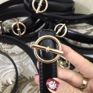 Thắt lưng tròn khóa
