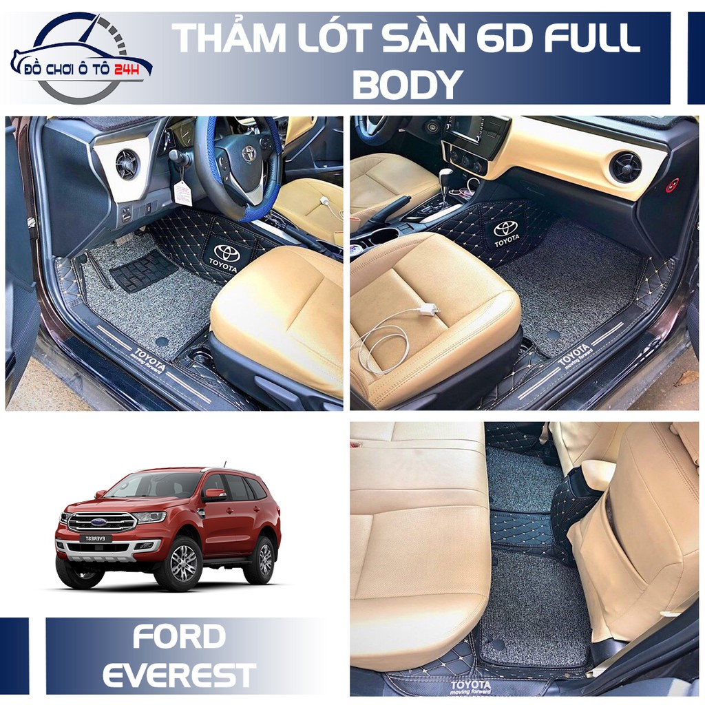 Thảm lót sàn ô tô 6D FULL BODY Ford Everest