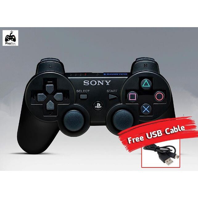 Tay cầm điều khiển chơi game Sony Playstation với cáp USB tiện dụng