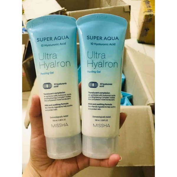 Tẩy da chết Missha Super Aqua D-tox Peeling Gel