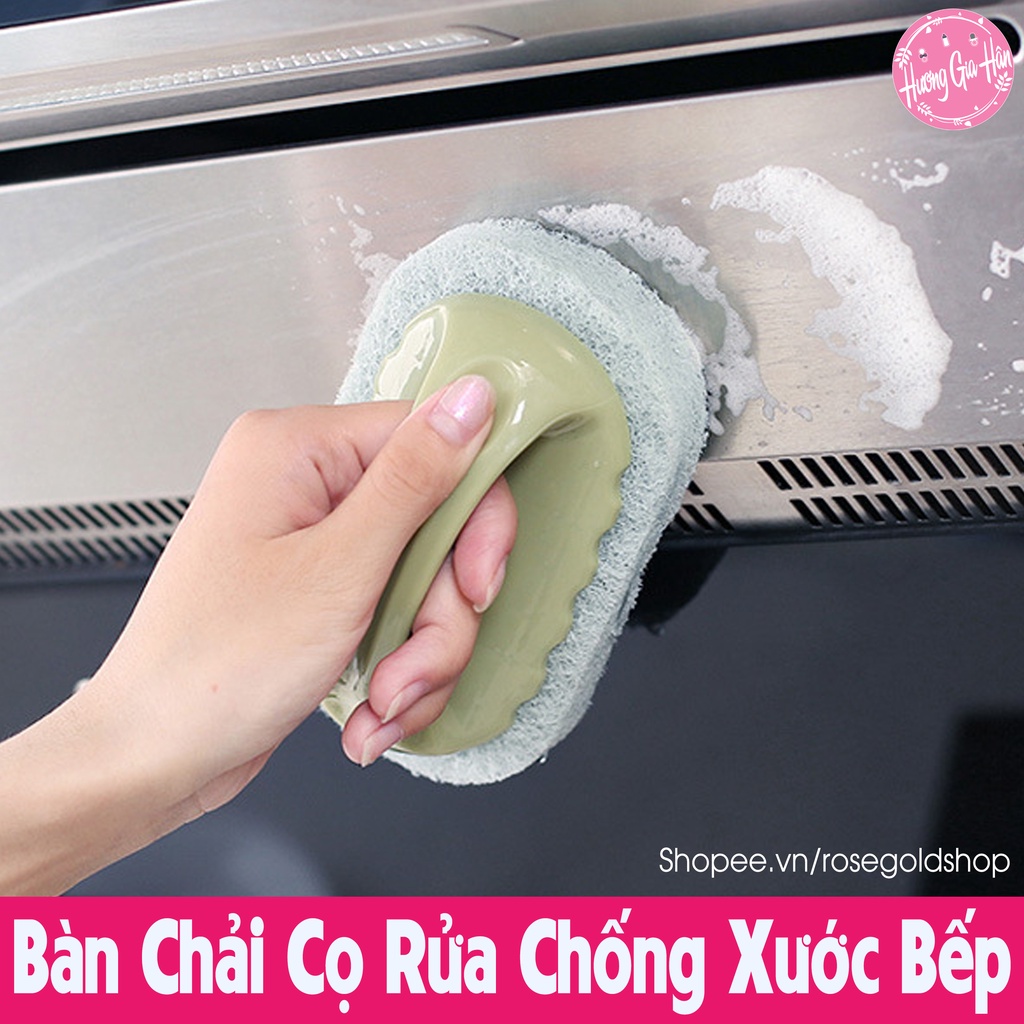 Bàn Chải Có Tay Cầm Cọ Rửa Chống Xước Bếp, Bồn Rửa Mặt, Nhà Tắm