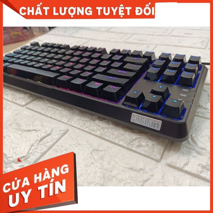 [Mã 159ELSALE hoàn 7% đơn 300K] Phím cơ Fuhlen M87s RGB Chính Hãng Blue Switch